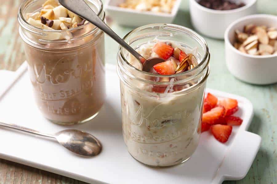 Chocolate Peanut Butter Overnight Oats