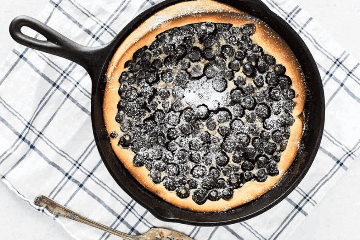 Easy Blueberry Clafoutis