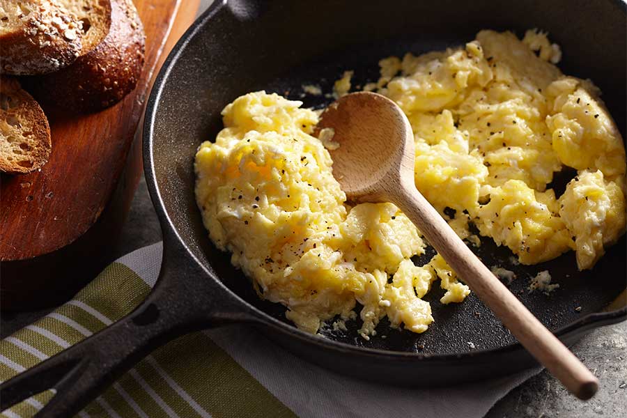 Fluffy Cottage Eggs