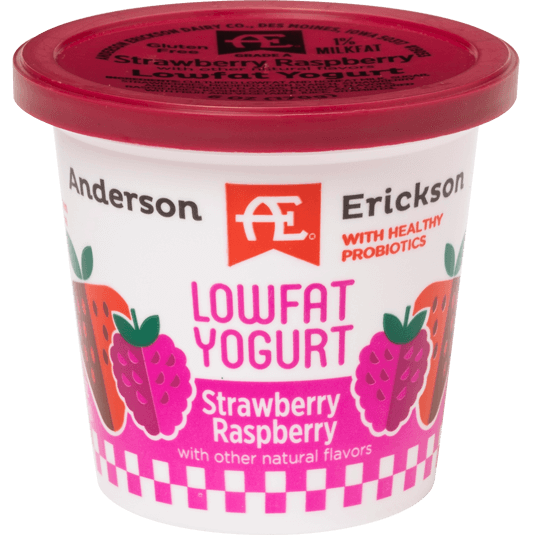 Strawberry Raspberry Lowfat Yogurt