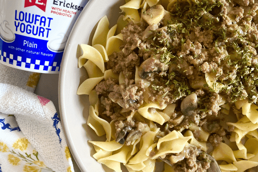 Lowfat Ground Beef Stroganoff