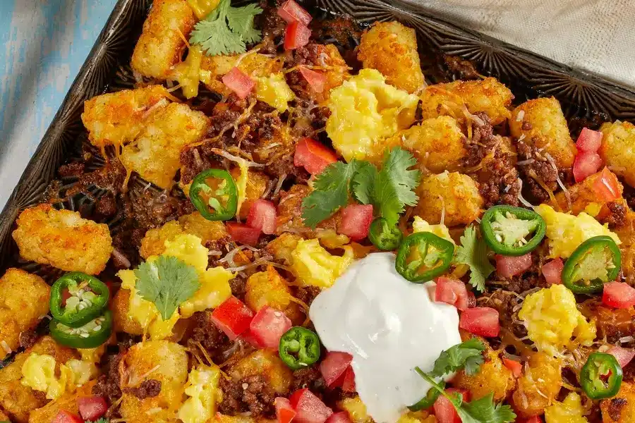 Chorizo and Egg Breakfast Totchos