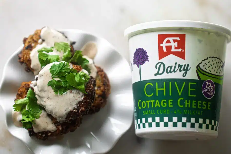 Sweet Corn Cottage Cheese Fritters 