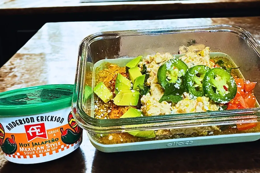 Hot Jalapeno Elote Chicken Bowl 