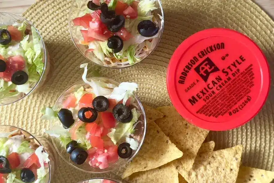 Loaded Taco Dip Cups 