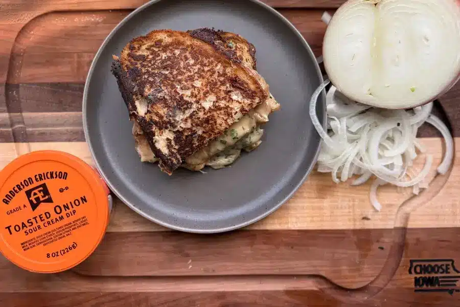 Ultimate Onion Grilled Cheese 